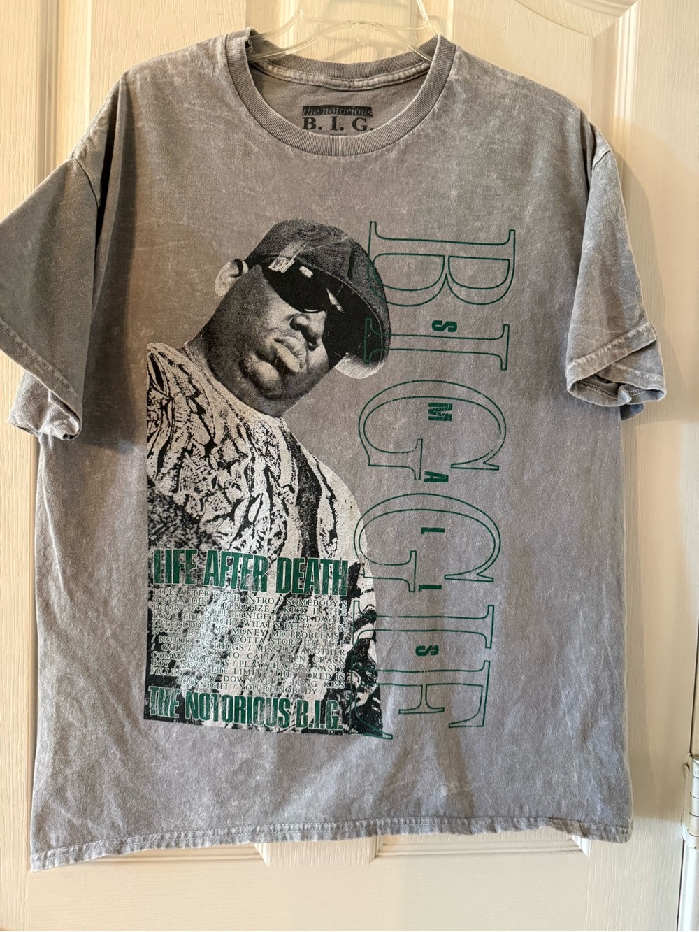 The Notorious B.I.G. Grey Graphic Tee - Life After Death